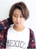 【HALE銀座】立ち上げバングがオシャレな大人ショート