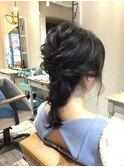 編みおろしアレンジスタイル☆