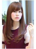 ツヤ髪ロングヘアー♪ワンカールでオシャレに