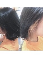 ヘアー サプ(hair sup)&nbsp;インナーカラーボブ