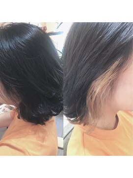 ヘアー サプ(hair sup) インナーカラーボブ