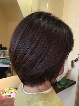 レターウッド(LETTER WOOD)の写真/ヘアカラーを繰り返しても、艶が持続！オイルカラー『イノア』なら、ほぼノーダメージ♪