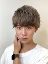 ルーム(Room)&nbsp;刈り上げショート/マッシュ/MIXパーマ/くすみベージュ