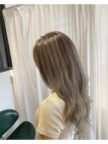 フィゼル 福島店(fizelle)&nbsp;バレイヤージュ　ミルクティー