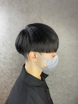 ホームボーイ(HOME BOY) マッシュ 韓国マッシュ 重め 刈り上げマッシュ