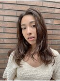 大人くせ毛風カールロング20代30代40代