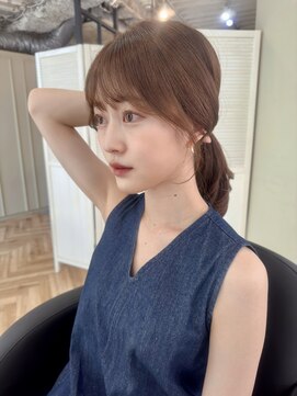 アリスバイアフロート 自由が丘(ALICe by AFLOAT) おくれ毛カット