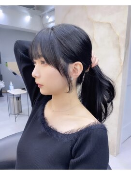 ロンドアヴァントゥス 池袋(Lond aventus) 韓国レイヤー/韓国風/ボブ/髪質改善/黒髪/ブリーチなし〔池袋〕