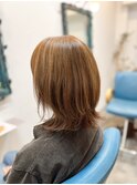 【小西剛】外ハネボブ|グレーベージュ 30代/40代/50代の方も◎