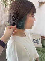 シーバイサイン(sea by Sign)&nbsp;インナーカラー/ターコイズ/グレージュ