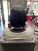 ヘアーアンドスパ フェリーチェ ミチ 野田屋町店(HAIR&SPA felice MICHI) 【feliceMICHI 豊田希美】切りっぱなしボブ