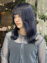 ヘアーアンドメイク ビス(HAIR&MAKE bis) 透明感バツグン!ブルーラベンダー♪【唐木彩華】