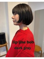 クラフト ヘア デザイン(CRAFT HAIR DESIGN)&nbsp;【CRAFT渡邉】前上がりリップラインボブ / 地毛風グレージュ