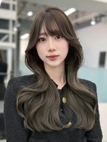 ニトバイアンキシム(nit by ahnkism)&nbsp;韓国風レイヤーカット顔まわりくびれオルチャン堀江