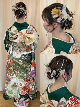 ヘアーメイク ツインズ(Hair Make TWINS) ヘアアレンジで振袖姿をもっとかわいく☆