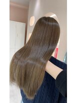 ジーナ 北千住ミルディス通り(Zina) 艶々髪質改善オリーブカラー＊