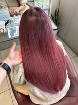 ソトエアンドマーブ 久喜店(SOTOE&marbb)&nbsp;ピンクカラー/ブリーチ/グラデーション/20代30代