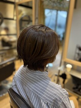 ミナモ(MINAMO)の写真/《髪質改善で叶える理想のショート》手触りの良さとツヤをプラスし、まとまりの良いショートを叶えます♪