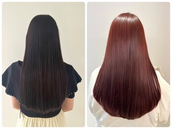 ロマリア 渋谷 渋谷宮益坂(Lomalia)の写真/毎日のセットが「乾かすだけ」に。美容院帰りの仕上がりが自宅で簡単に続く、憧れのストレートヘアに[渋谷]