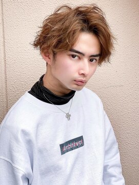 アグ ヘアー ハッチ 砺波店(Agu hair hatch) 《Agu hair》センターパートルーズウェーブ