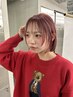 【ちょっぴりイメチェンを叶える】顔周りカット＋カラー＋オージュアTr￥8250