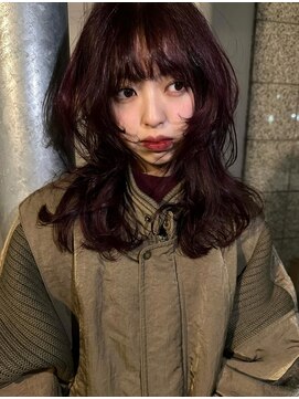 アルテペロ(arte pelo) 【artepelo】深みバーガンディで魅せるY2Kレイヤー