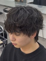 フィフス 仙台(fifth) 仙台メンズパーマルーズパーマシースルーマッシュウルフゆるめ