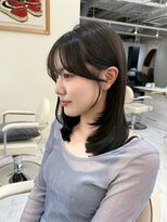 シェノン サントル(CHAINON CENTRE)&nbsp;梅田/黒髪/クラゲヘアー/オリーブグレー/小顔/ココアベージュ