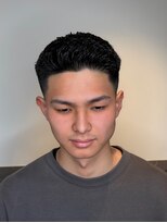 グラッシー(GLASSY)&nbsp;アイロンパーマ/ビジネスヘア/フェードカット/短髪パーマ☆