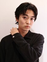 ブルートマト(BLUE TOMATO)&nbsp;ビジネス◎ツイスパ×センターパート×ニュアンスパーマで好印象
