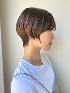 カバーヘア ブリス 大宮西口(COVER HAIR bliss) クールショートボブ/丸み似合わせブリーチなし春カラーp大宮
