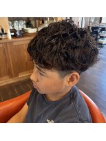 シェロヘア(cielo HAIR) キッズポップコーンパーマ