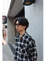 アドレスサーティーン(Address13)&nbsp;シャドウパーマ×ハイライト[大阪/梅田/メンズパーマ]