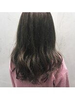アンド バイ ヘアサロン(AND by hair salon) オリーブグレージュカラー