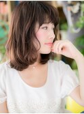 *bliss大宮*上品＆カジュアル☆斜めバングミディa!