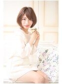 ツヤ感ショートの可愛いヘア○