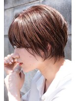 ソアヘアー(Soar hair) 【Soar】エッジショート×ピンクブラウン