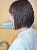 艶のでるおとなボブ*毛髪補修ケアカラー