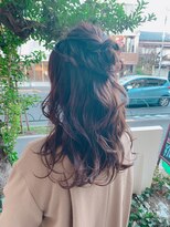 シェル 吉祥寺(shell)&nbsp;お呼ばれヘア☆ゆるふわハーフアップ☆