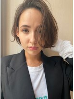 アリエッタ ギンザツー(ARIETTA GINZA2)&nbsp;ARIETTAGINZA2　ナチュラルカール☆耳掛けショート/くすみカラー