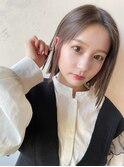 【Dico 上原大陽】インナー×切りっぱなしボブ