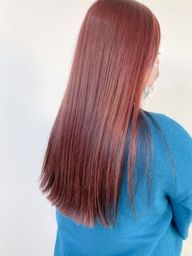 ヒビヲ(HIBIO) ダブルカラーピンクベージュピンクカラーケアブリーチミニボブ