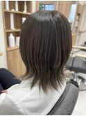 透明感グレージュカラー