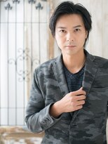 トニーアンドガイメン ホテル京阪仙台店(TONI&GUY MEN) ダークアッシュの爽やかワンレンセミウエットb