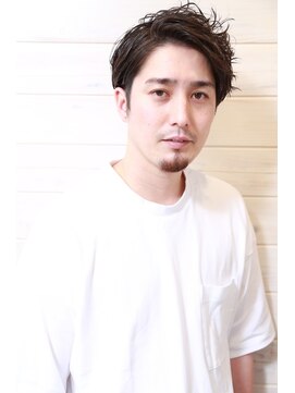 オーシャン(Ocean) ［OCEAN Hair&Life高田徹］アップバング　クセ毛風パーマ☆