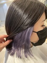 タヤ 大阪上本町店(TAYA)&nbsp;20代/30代/インナーカラー/バイオレット/ラベンダー