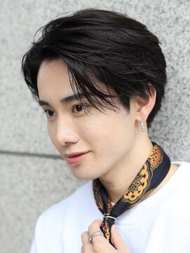 メンズフィール 東梅田店(MENS FEEL) 韓国ヘアー/かきあげセンターパートリバーススタイル