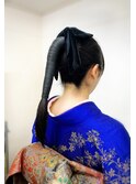 成人式前撮り 着付け ヘアセット メイク 髪飾り 水戸