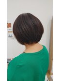 大人気前下がりショートボブ