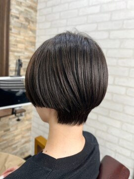 ハサミバイアトリエナガノ 千葉(8sami by atelier nagano) デザインカラー／レイヤーカット/ウエットヘア/オリーブベージュ